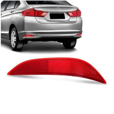 Imagem de Refletor Parachoque Traseiro City 2014 a 2017 - SP ACESSÓRIOS, Esquerd