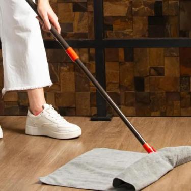 Imagem de 2 Panos Multiuso Chão Microfibra Furo Para Rodo 60x50cm - Powermaid