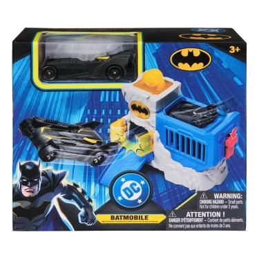 Imagem de Batman - Playset Mini Batcaverna Com Pista E Batmovel