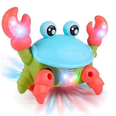 Imagem de Brinquedo Caranguejo siri Fujão Dançante com Led e musica