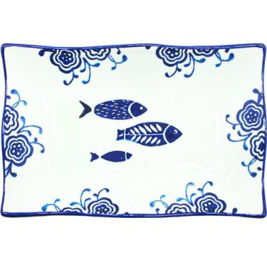 Imagem de Petisqueira Pequena Peixe Mar Praia 18cm 200ml - Gici Home