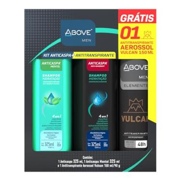Imagem de Above Kit Anticaspas+ Desodorante Antitranspirante Elements Vulcan 150Ml
