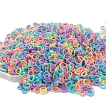 Imagem de De Elásticos Coloridas, Mini Rabo De Cavalo Definidos Para Meninas E Crianças (COLORIDO,1200)