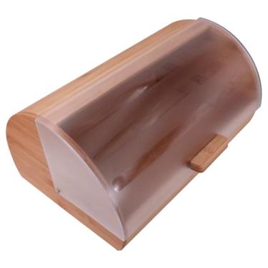 Imagem de Porta Pão em Bambu com Tampa em Acrílico L38,5Xp27,7Xa19Cm Dynasty - Full Fit