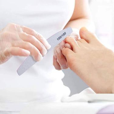 Imagem de 10 Lixas Banana Bananão Unha De Gel 100/180