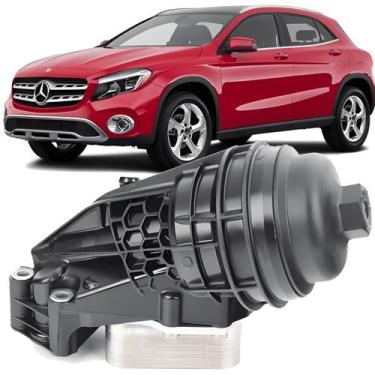 Imagem de Suporte filtro oleo com trocador de calor mercedes a200 c200 - HD
