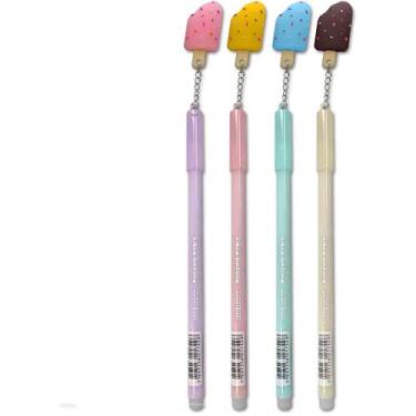 Imagem de Caneta GEL Apagavel 0.5 C/PINGENTE Picole DP.C/12 - Leonora