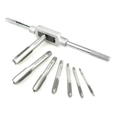 Imagem de 2X Kit Jogo Macho Abrir Rosca M3 M4 M5 M6 M8 M10 M12 Vira Ma