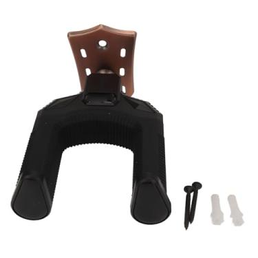 Imagem de Guitarra de parede de parede de parede de guitarra de travamento resistente de travamento de guitarra para o gancho de guitarra para o baixo acústico Bass Ukulele Instruments (Bronze vermelho)