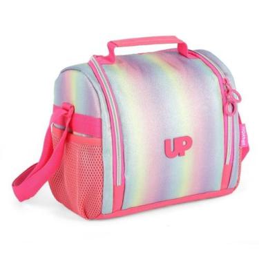 Imagem de Lancheira Térmica Escolar Glitter Menina Rosa Infantil Up4you Luxcel