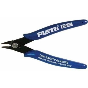 Imagem de Alicate de Corte Plato 170 mm - Ferramenta Azul - RoboBuilders