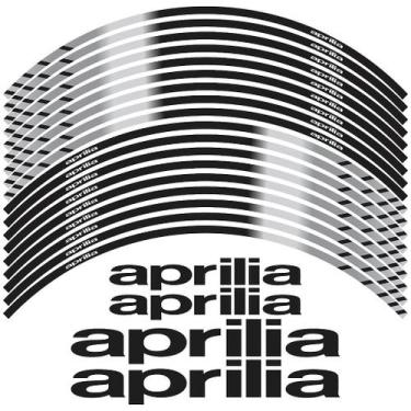 Imagem de Friso Adesivo Refletivo Aprilia - Alta Durabilidade e Proteção - Cromo