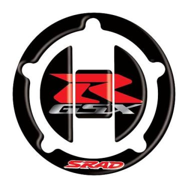 Imagem de Adesivo GSX-750F Compatível Tank Pad Bocal Resinado - Protetor Adesivo