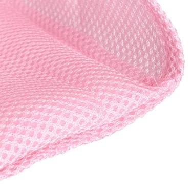 Imagem de Fydun Rede de Penduramento Pendurado na Rede de Papagaio Malha Respirável No Verão, Periquito Periquoras Coc Ls Ninhos Cama Hamster House Gaiola Tenda Brinquedos Respiráveis (Rosy)