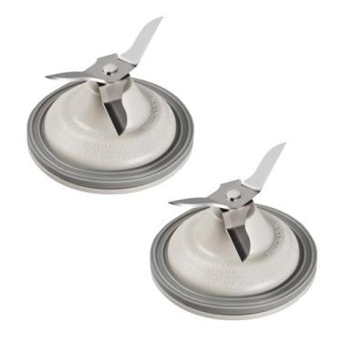 Imagem de SDRZJX 2 peças de lâminas de liquidificador de aço inoxidável com junta de silicone compatíveis com liquidificadores Black and Decker BL2020S BL2010WP Substituir #: 2010BG BL2010BPA