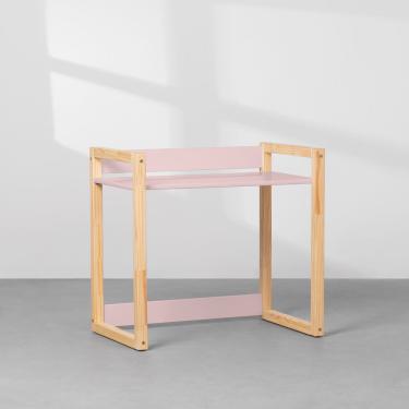 Imagem de Escrivaninha Infantil Noah Natural - Rosa Fosco