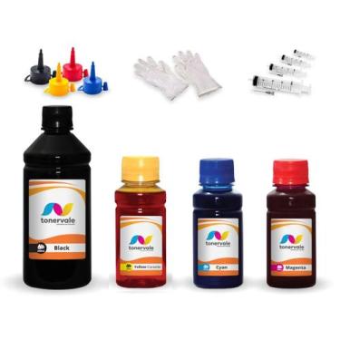 Imagem de Kit 550ml De Tinta Compatível Para Brother BT6001Bk e BT5001 - Toner V
