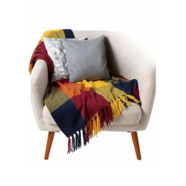 Imagem de Manta Para Sofá e Cama em Algodão 2,40x1,80 - Armarinho Silva, Barcelo