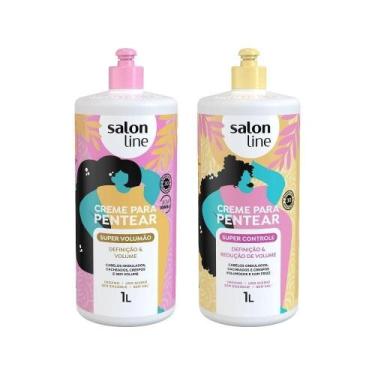Imagem de Kit Volume e Controle dos Fios com Creme para Pentear Salon Line, Roti