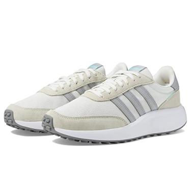 Imagem de Adidas Tênis feminino Run 70s, Tom branco prateado metálico, 5.5 UK