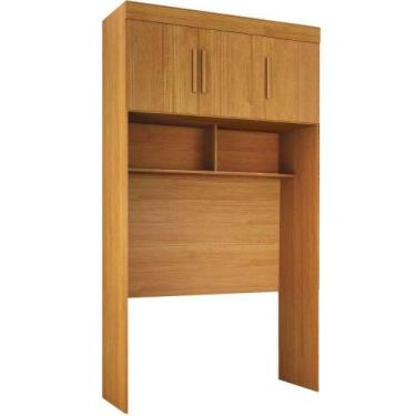 Imagem de Guarda Roupa Modulado Individual Aéreo Solteiro Orion Cinamomo 3 Porta