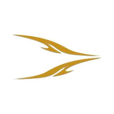 Imagem de Adesivos De Vinil Para Carros Esportivos De Corrida 2 Peças Decalques 