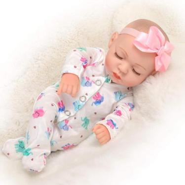 Imagem de Boneca ZITA ELEMENT Newborn Reborn 25 cm com conjunto de roupas