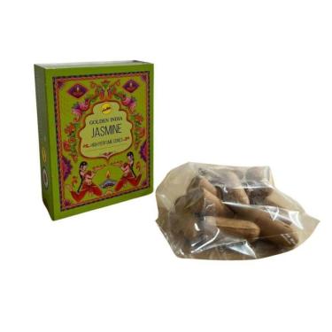 Imagem de Incenso Cascata Indiano Golden 10 Cones - Escolha O Aroma