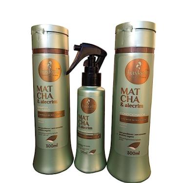 Imagem de Kit Haskell Matcha Shampoo + Cond + Fluido 300 ml 3 Itens Completo