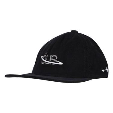 Imagem de Boné Aba Reta Öus Saturno Masculino, Preto, Branco, Único