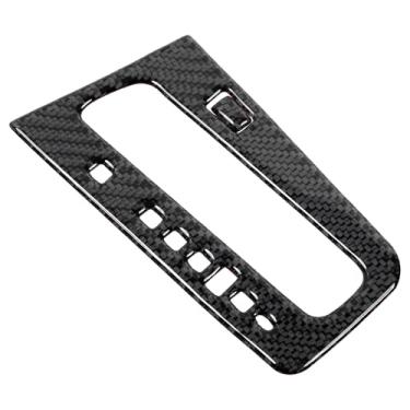 Imagem de TUCKBOLD Capa de acabamento do painel de mudança de marchas de controle central para Honda Civic 9 Coupe Sedan 2013-2015 Adesivo de painel de controle de mudança de marchas antiarranhões preto