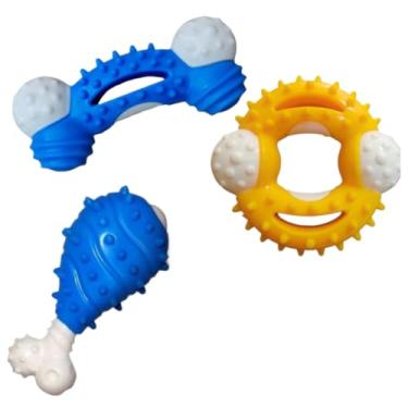 Imagem de Brinquedos Para Cachorro Em Nylon Resistente, Modelo Osso, Para CãEs De Grande Porte(Macho)