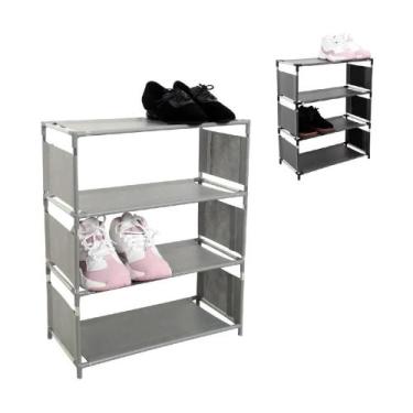 Imagem de Estante sapateira multiuso organizadora de sapatos tenis roupas objeto