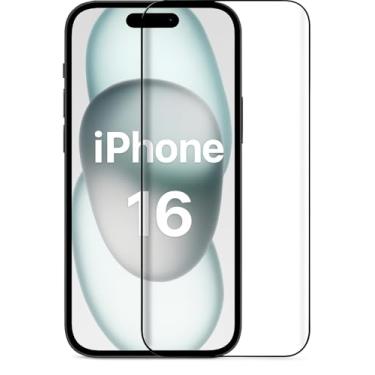Imagem de Película Protetora de Cerâmica para IPHONE 16 de 6.1 Polegadas - – Anti-Riscos, Alta Sensibilidade, Cobertura Total