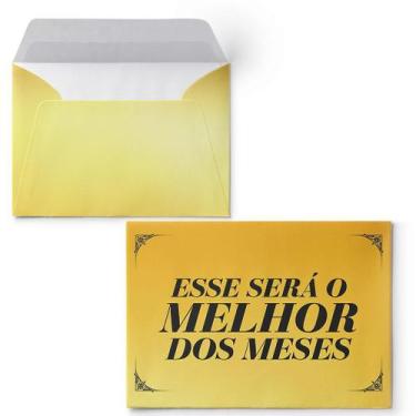 Imagem de Envelope Colado Esse Será o Melhor dos Meses - 100 Unidades - no-brand