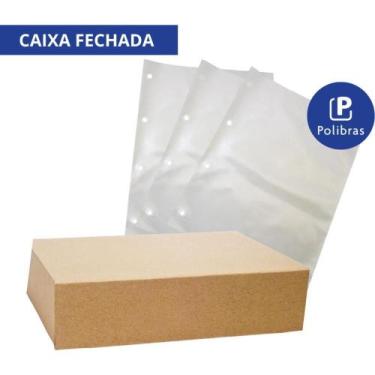 Imagem de Envelope Plastico Oficio 4 Furos EXTRA Medio - Polibras