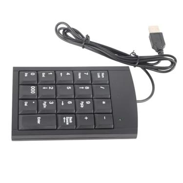 Imagem de Portátil Mini Usb Teclado Numérico Número Teclado Antiderrapante Fácil de Instalar para Laptops e Desktops Preto