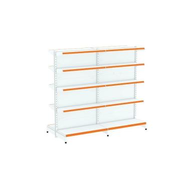 Imagem de Kit 2 Módulos De Gôndolas Centro 2,02 Fit40 Amapá Expositor Branco