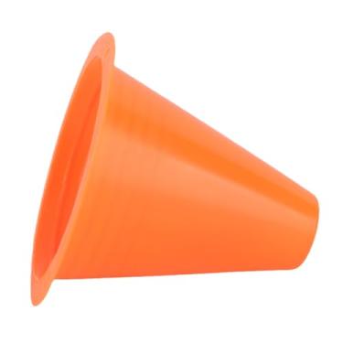 Imagem de 1 cone de treinamento de futebol, barril de futebol, cone de obstáculos, equipamento de treinamento esportivo, para futebol, skate (laranja)