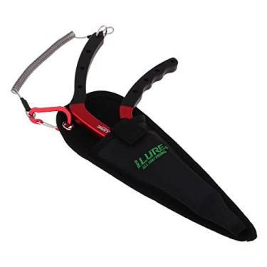 Imagem de barenx Alicate de pesca antiderrapante multiuso removedor de anzol ferramenta de anel dividido com bainha e cordão enrolado