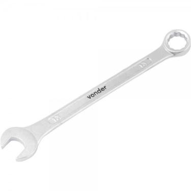 Imagem de Chave Combinada Reta 13mm Vonder Cromo Vanádio Cromada Peça Chave Fixa Chave Estrela