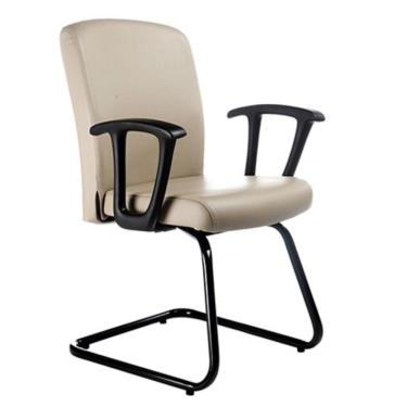 Imagem de Cadeira Diretor Luxuosa com Base em S Linha Alpha Bege