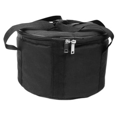 Imagem de oshhni Bolsa para transporte de tigela tibetana, acessório multifuncional e leve para viagens e acampamentos, em tecido Oxford profissional com zíper suave, 12inch