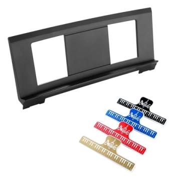 Imagem de Suporte de música para partituras, compatível com suporte de partitura de música Yamaha, KB/PSR/YPT/KBP/P/DGX/NP Series Suporte de partitura de teclado, estável e durável, suporte para partituras de