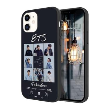 Imagem de WWDIYHOUSE Capa compatível com iPhone 11, capa à prova de choque de TPU macio com design exclusivo e legal para homens/mulheres/meninos/meninos (Fashion-BTS-11)