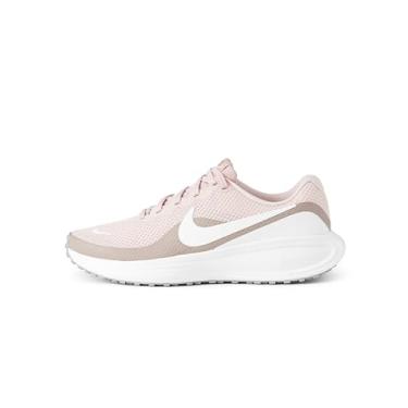Imagem de Nike Tênis de corrida feminino Revolution 8 Road, Vermelho silte/branco/malte/cinza fumê claro, 42