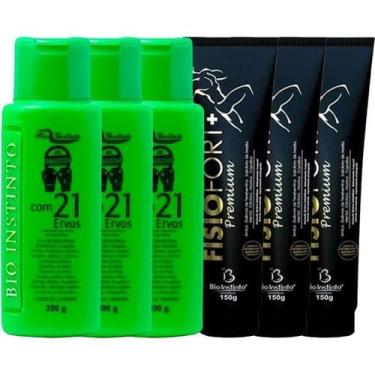 Imagem de Kit 3 Pomada Massageadora Fisiofort Premium 3 Gel Detonador - Bio Inst