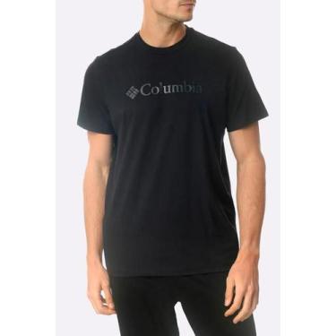 Imagem de Camiseta Columbia Masculina Basic Logo II Branded Preto, GG, Preto