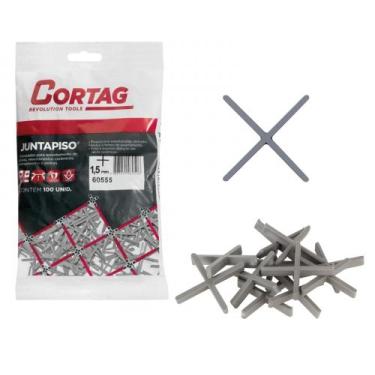 Imagem de Espaçador Nivelador Juntapiso Para Piso Porcelanato 1,5 mm 100pçs Cort