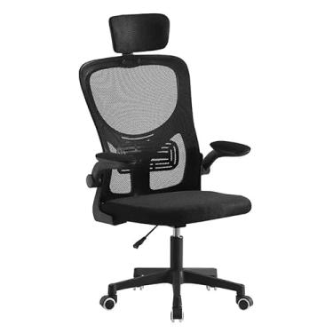 Imagem de Cadeira Ergonômica Escritório e Gamer Preto/Cinza - Apoio Lombar Ajustável, Braços 2D, Suporte 150kg(Preto)